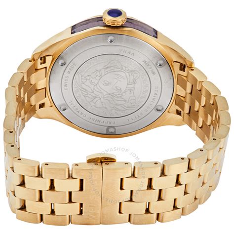 Versace Glaze Quartz Silver Dial Men's Watch VERA00618.